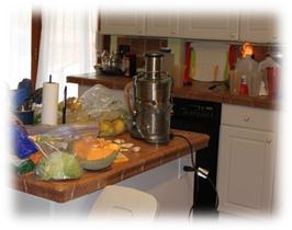 Juicing counter