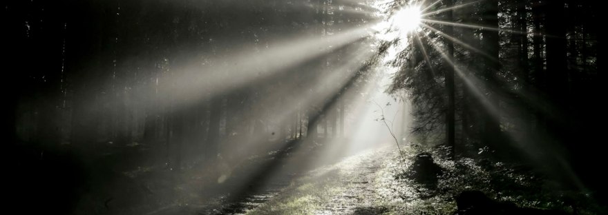 Sun rays breaking through